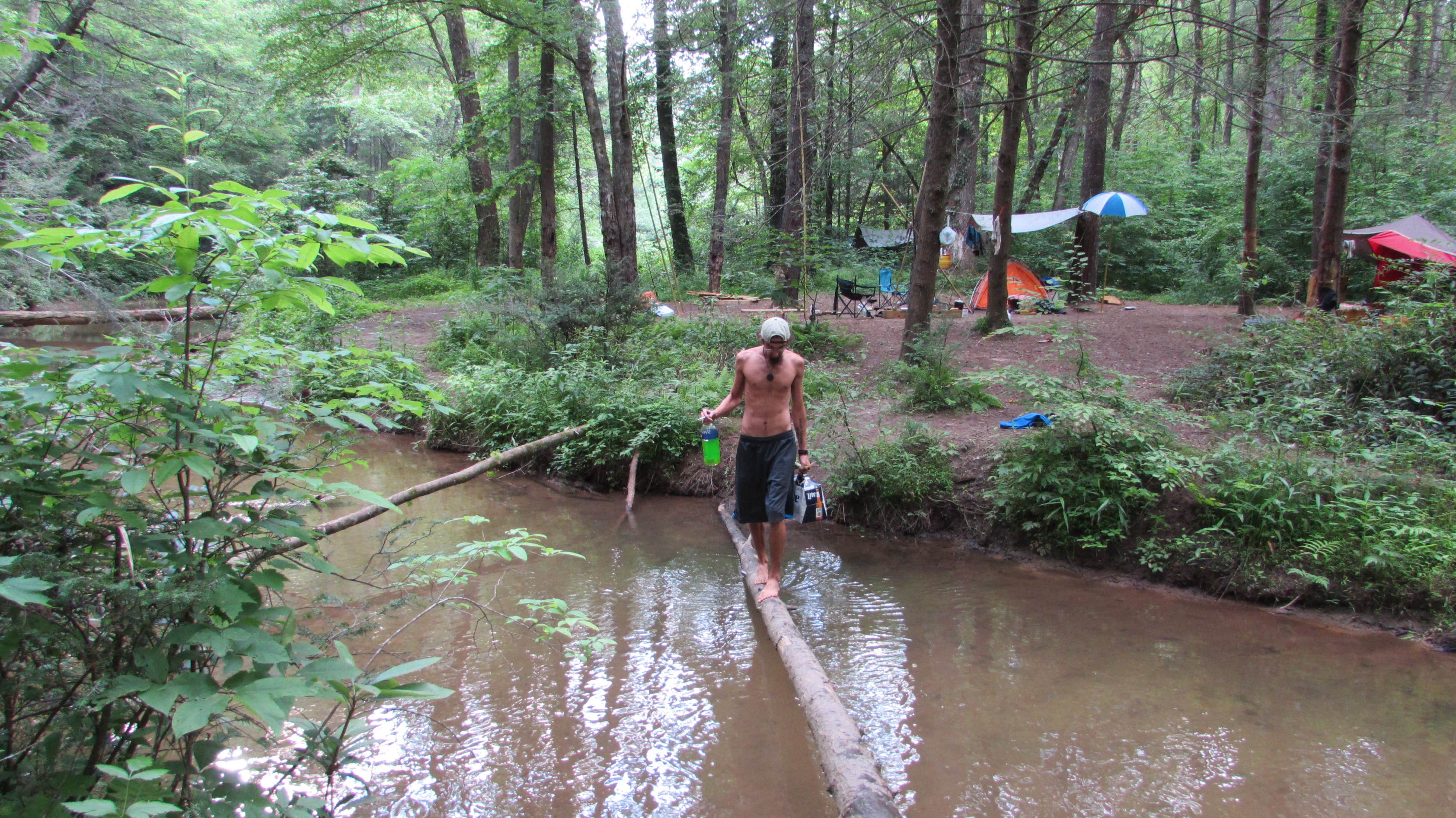 Camper submitted image from Brasstown Falls - OVERNIGHT CAMPING NO LONGER PERMITTED - 4