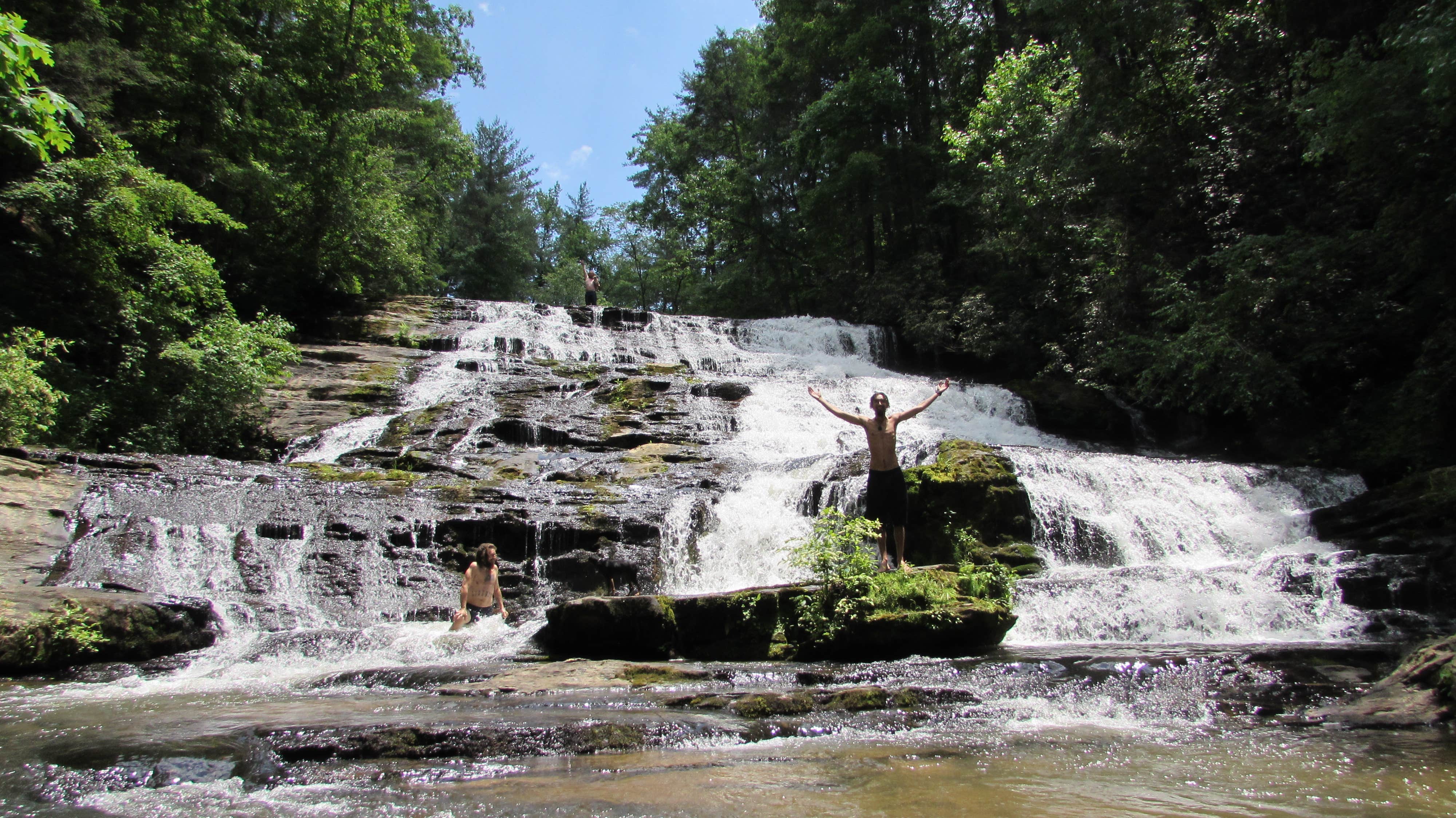Camper submitted image from Brasstown Falls - OVERNIGHT CAMPING NO LONGER PERMITTED - 3