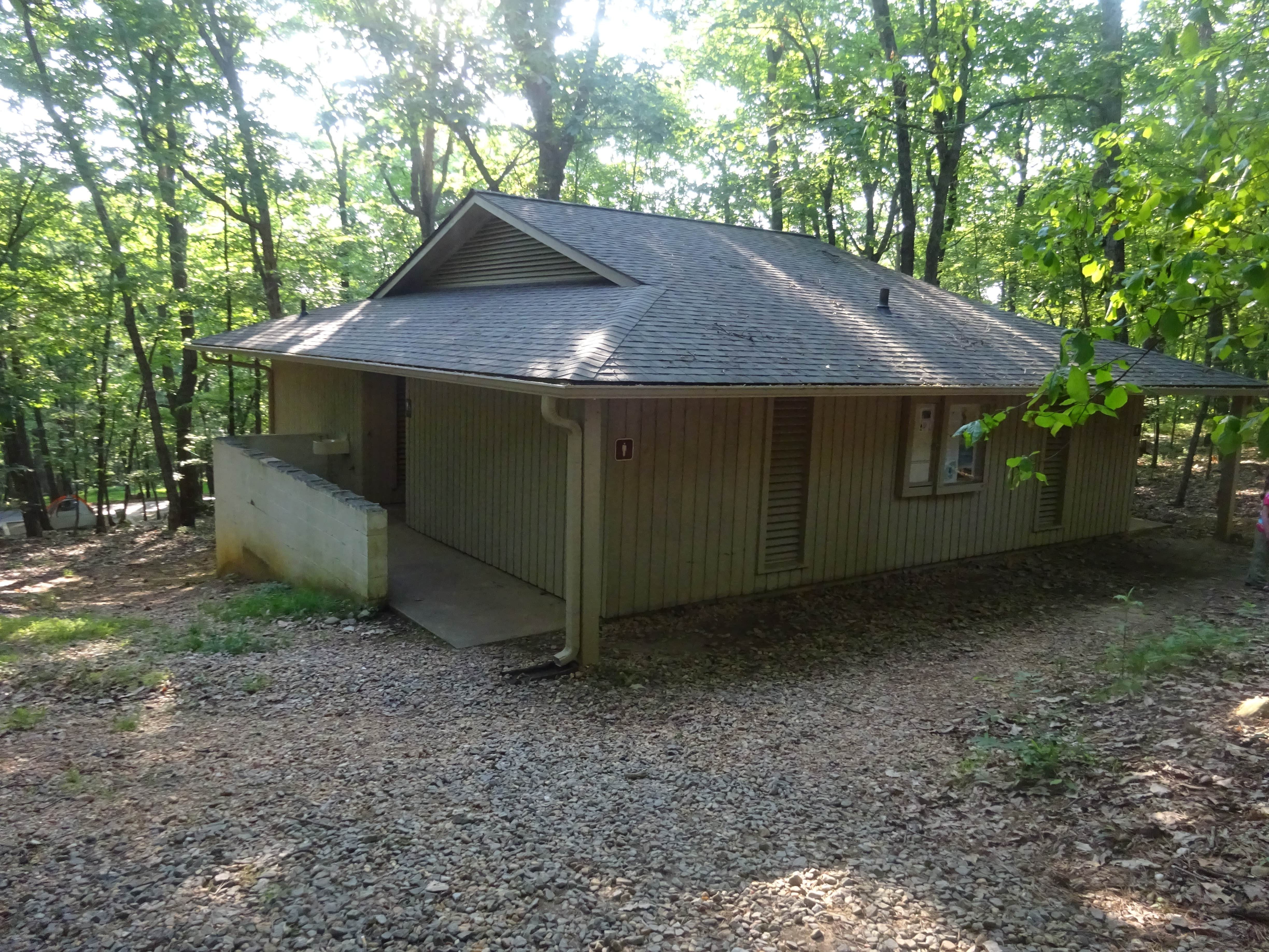 Kirsten J.'s photo of glamping accommodations at Pilot Mountain State Park Campground near Trinity, NC