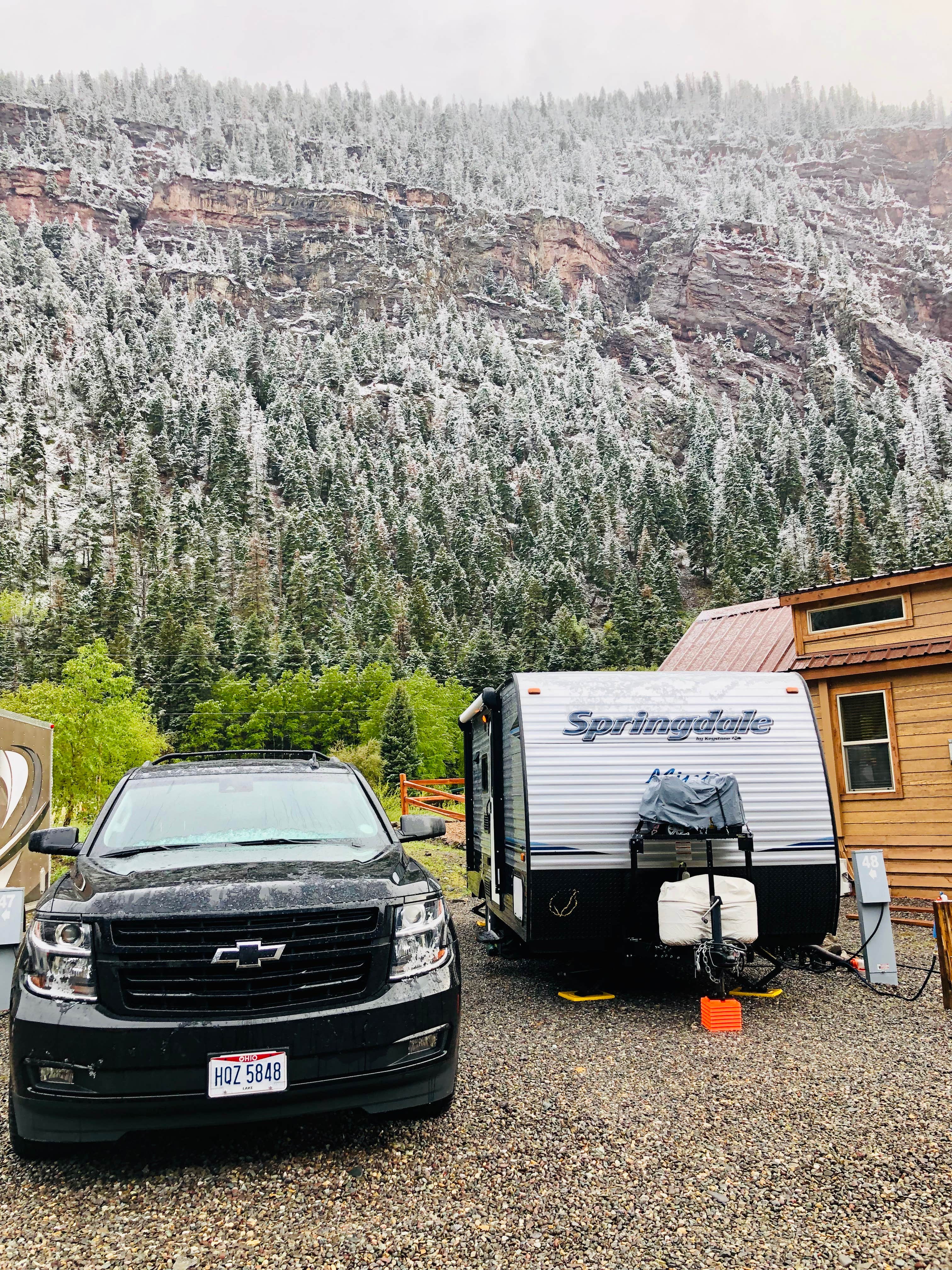 Kelsey C.'s photo of rv camping at Ouray Riverside Resort near Grand Mesa, Uncompahgre, and Gunnison National Forests