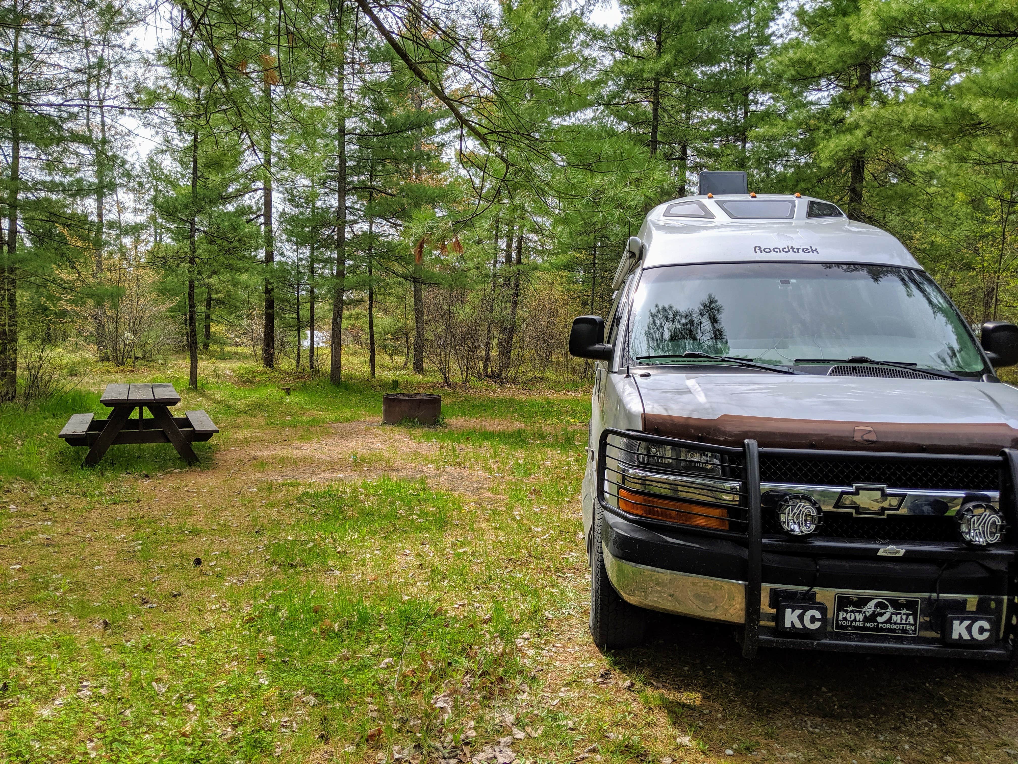 Camping near Wakeley Lake Campground — Huron Manistee National Forests: Jones Lake State Forest Campground, Frederic, Michigan