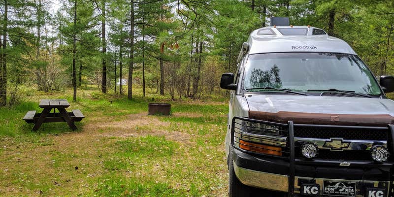 Camper submitted image from Jones Lake State Forest Campground