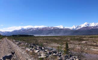 anna C.'s photo of camping with pets at Donnelly Creek State Rec Area near Delta Junction, AK