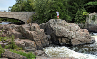 Camping near Tilleda Falls Campground: Dells of the Eau Claire Park Campground, Aniwa, Wisconsin
