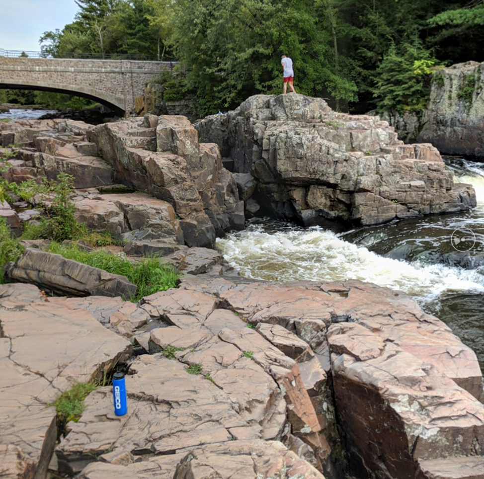 Camper submitted image from Dells of the Eau Claire Park Campground - 1