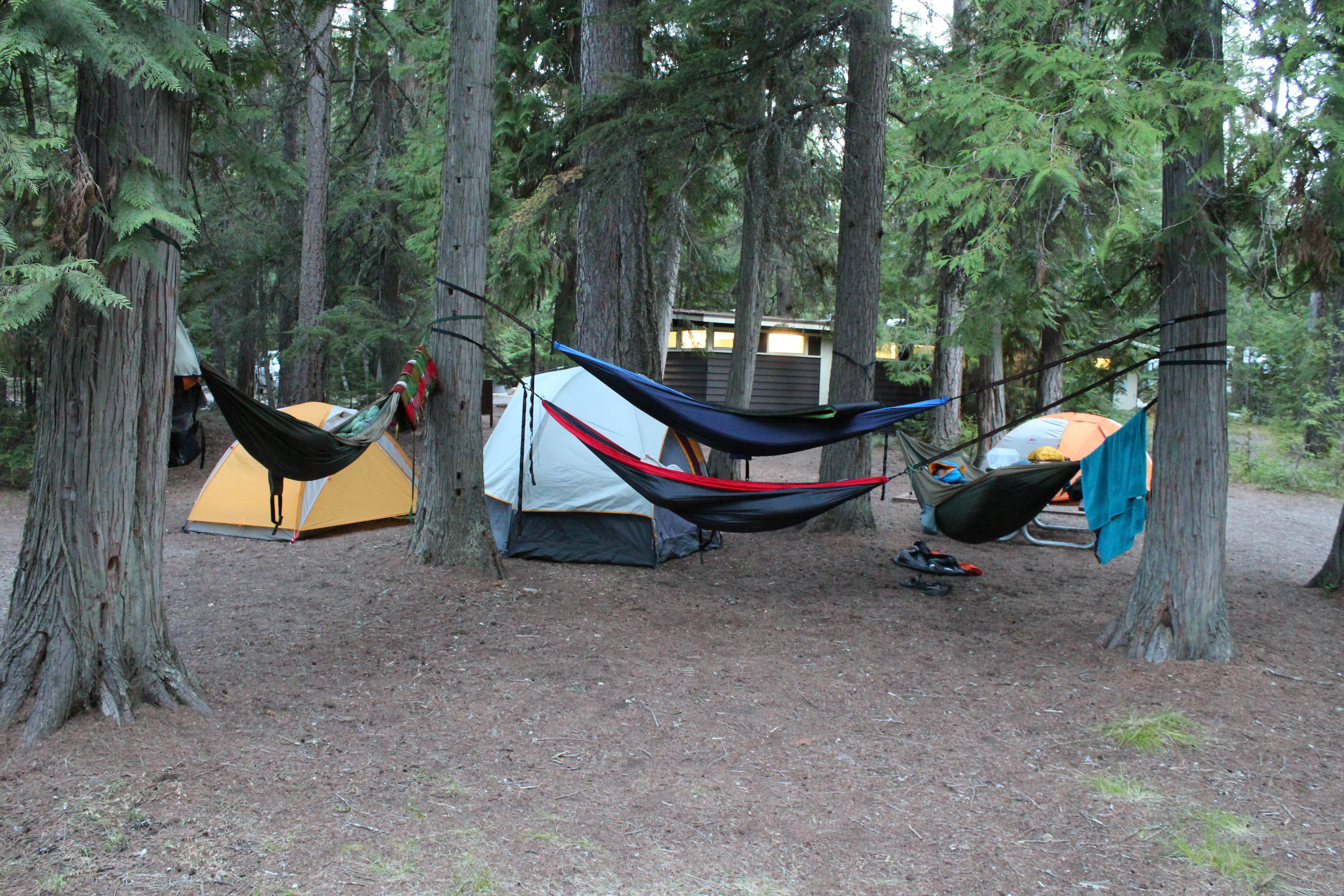 Jen G.'s photo at Fish Creek Campground — Glacier National Park near Glacier National Park