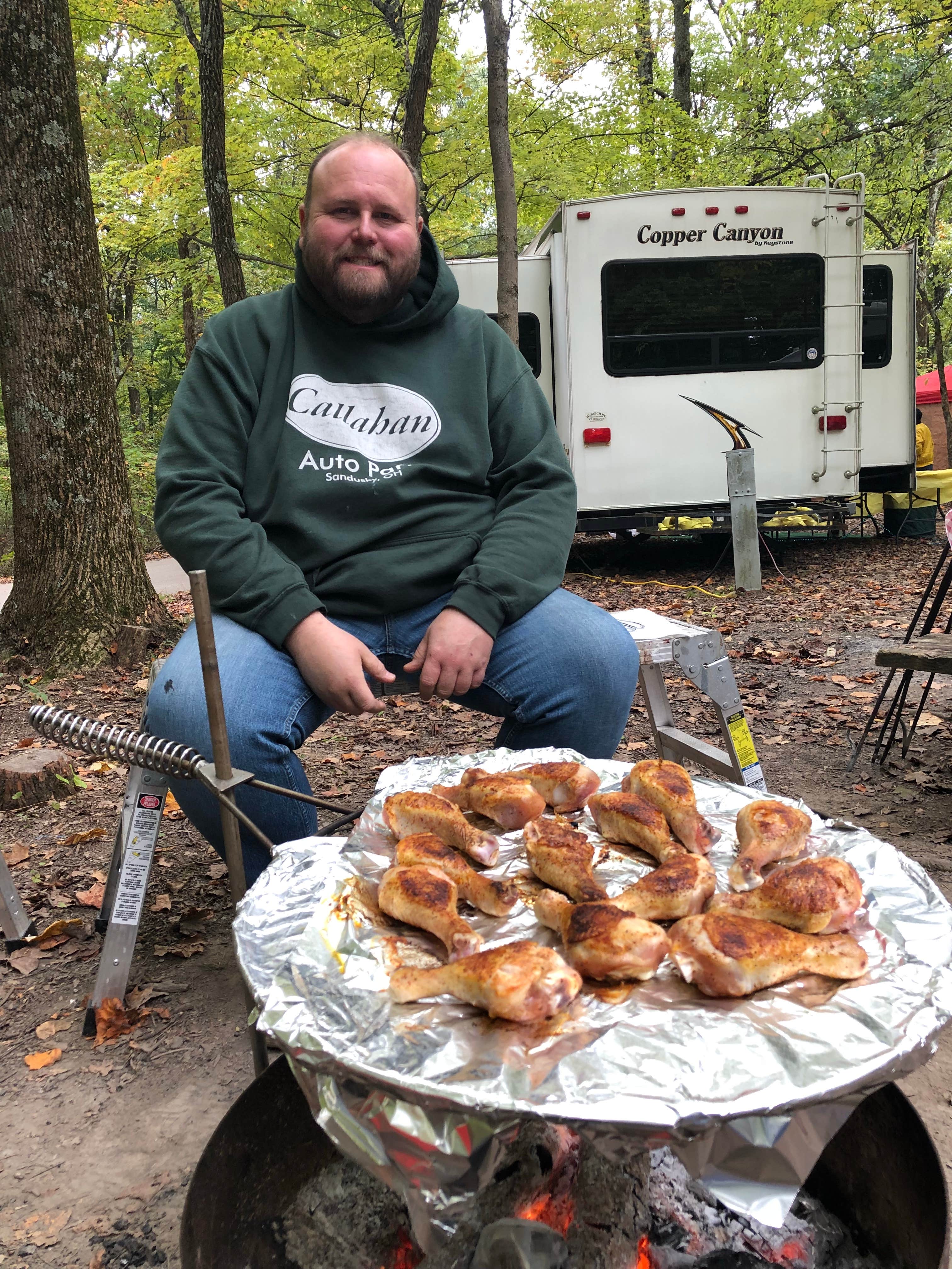 Camper-submitted photo at Raccoon Ridge Campground — Brown County State Park near Indianapolis, IN