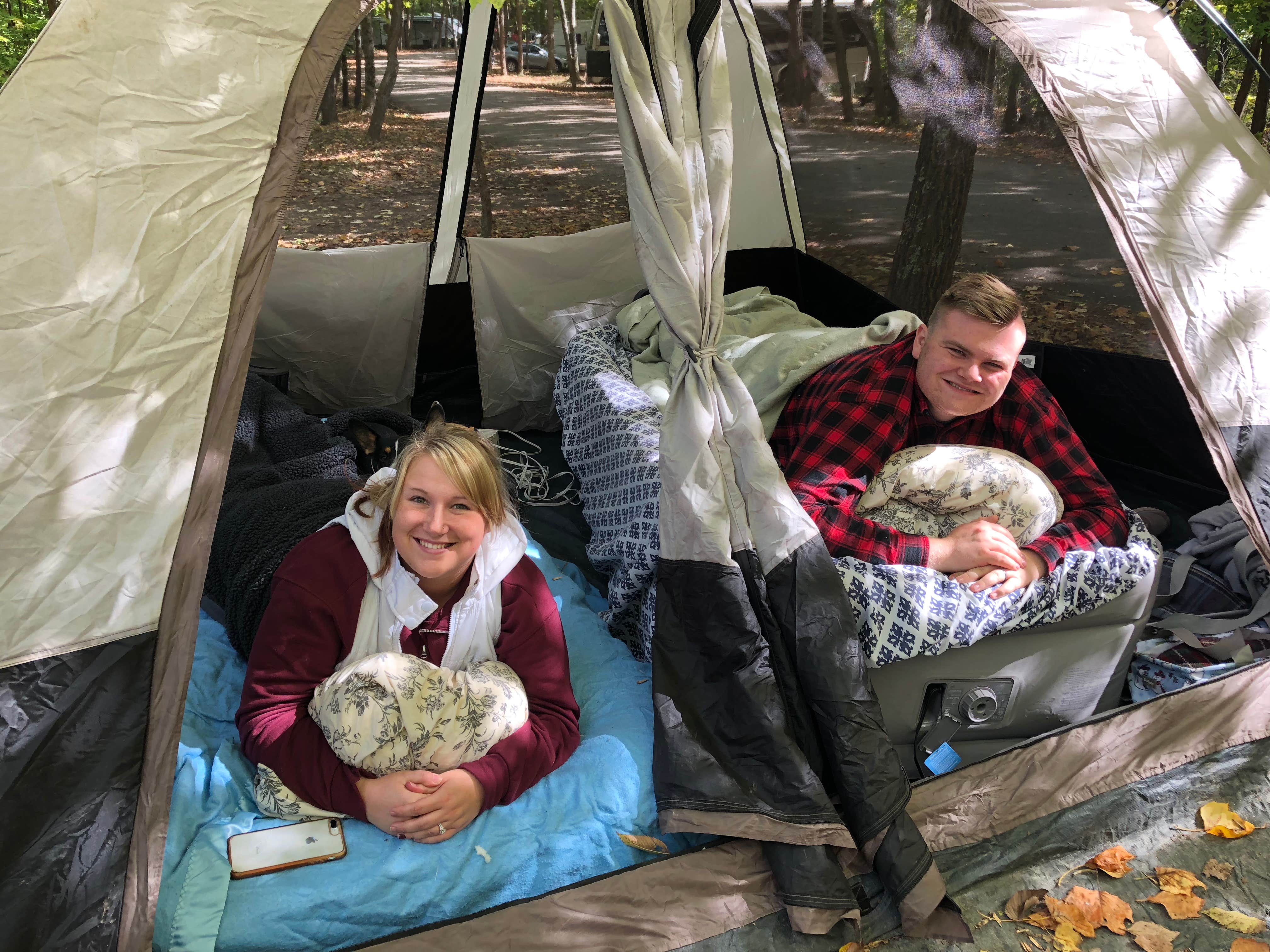 Camper-submitted photo at Raccoon Ridge Campground — Brown County State Park near Indianapolis, IN