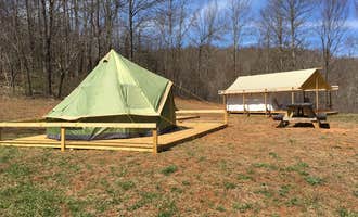 Camping near Rock Castle Gorge Backcountry Campground — Blue Ridge Parkway: Chantilly Farm RV/Tent Campground & Event Venue, Floyd, Virginia