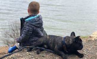 Kimberlee M.'s photo of camping with pets at Collins Lake Recreation Area near Nevada City, CA
