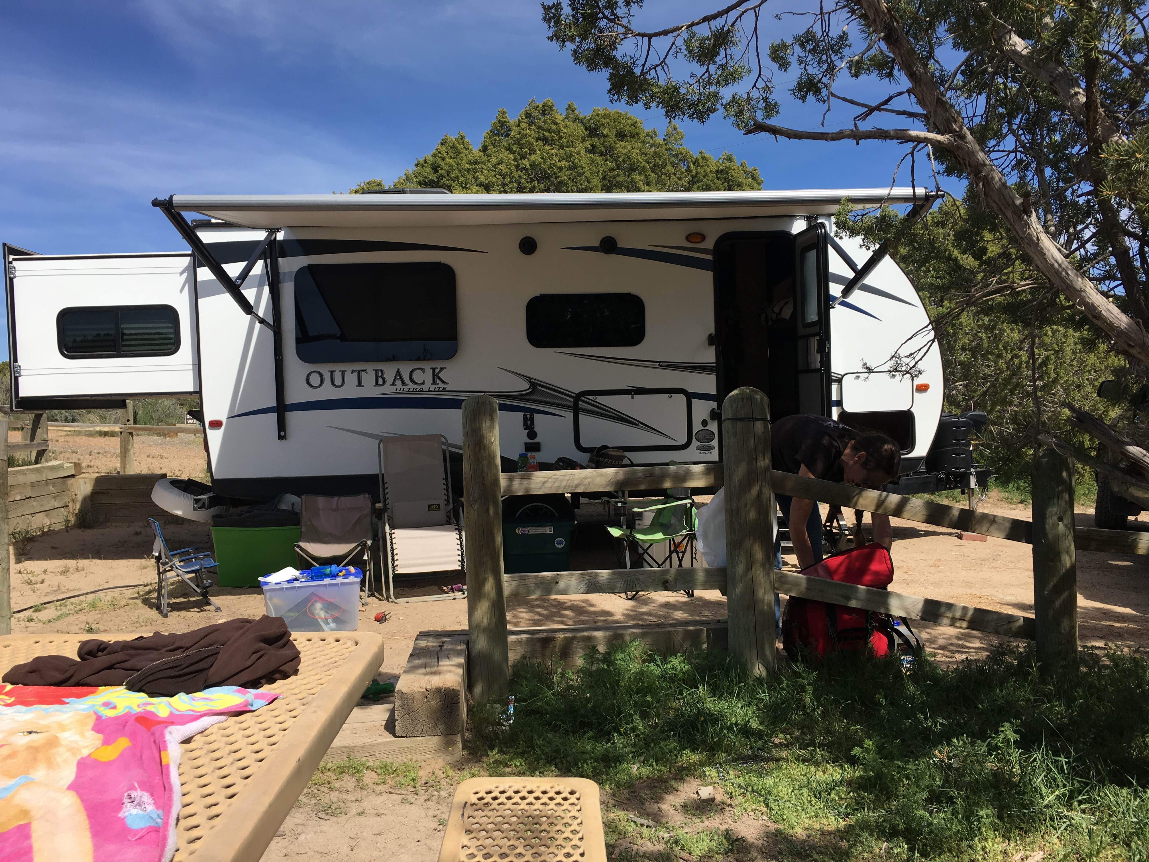 John P.'s photo of rv camping at Sims Mesa Campground — Navajo Lake State Park near Bloomfield, NM