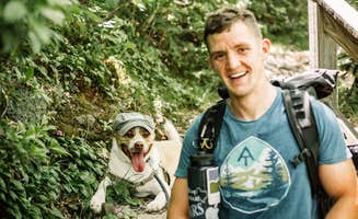 Sean R.'s photo of camping with pets at Millers Camping near Mouth of Wilson, VA