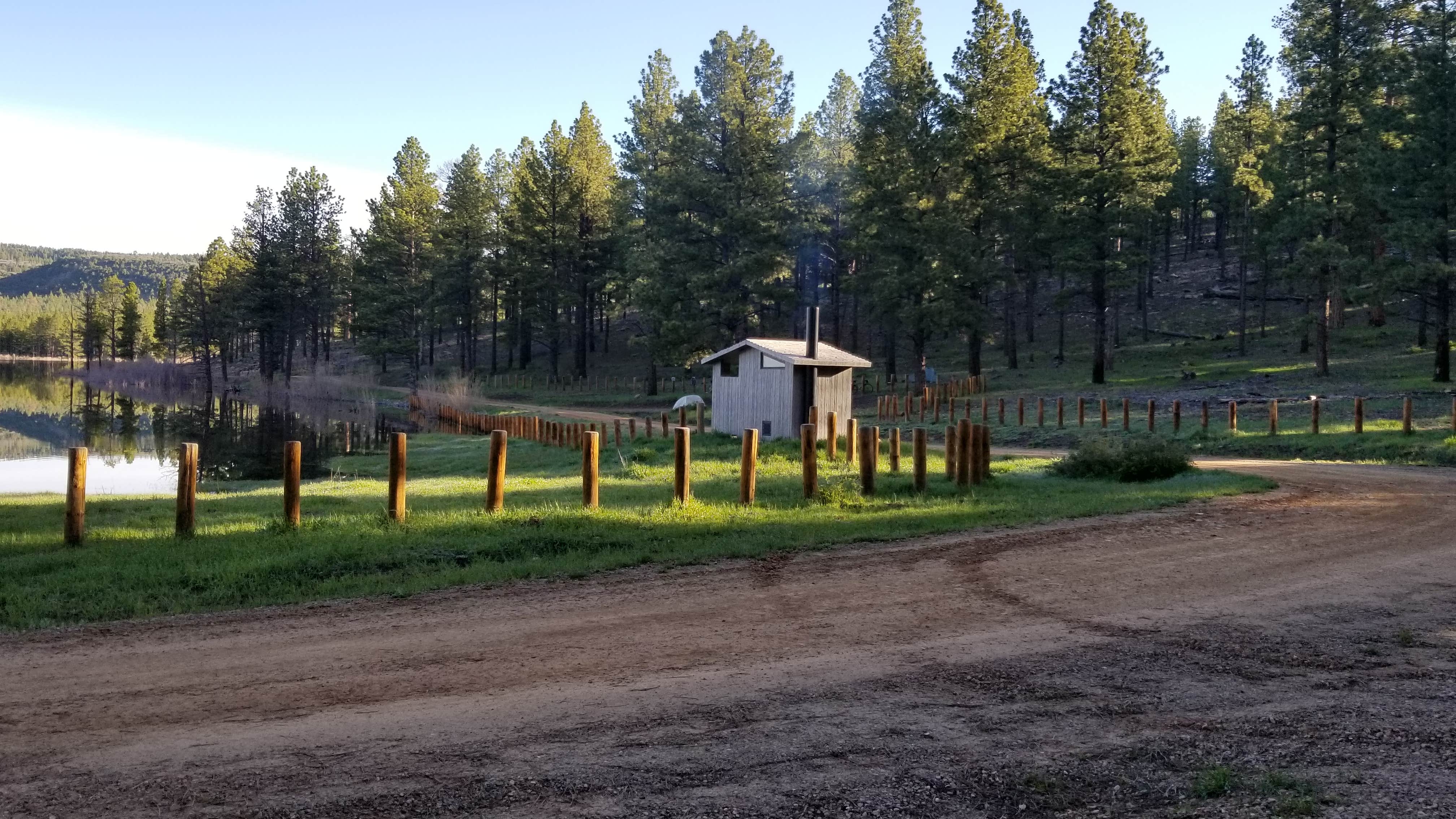 Melissa K.'s photo of glamping accommodations at Buckeye Campground near Nucla, CO