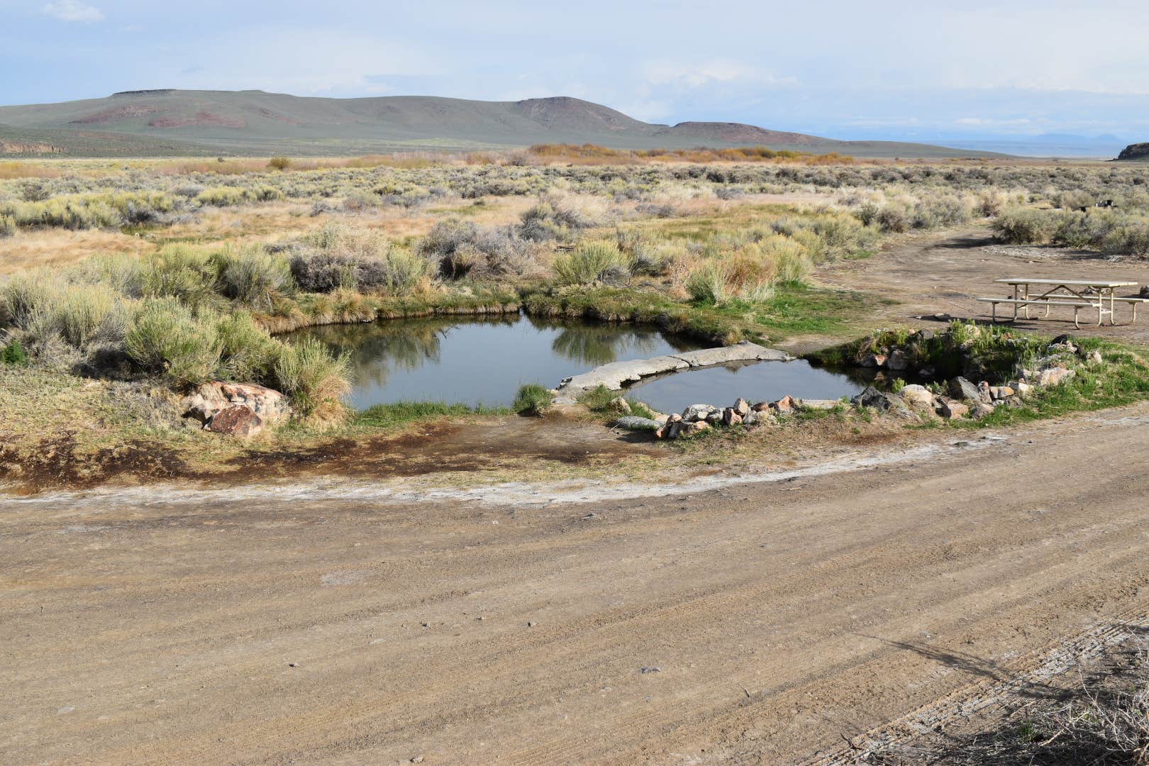 Camper-submitted photo at Willow Creek - Willow Creek Hot Springs near Denio, NV