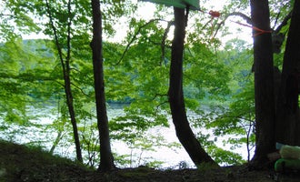 Camping near Jerry's Three River Campground: Mashipacong Island Campsite — Delaware Water Gap National Recreation Area, Milford, New Jersey