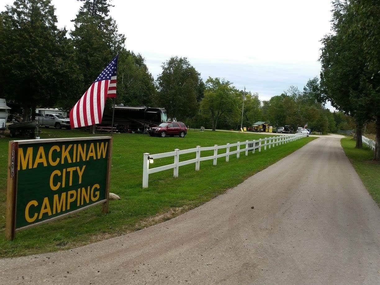 Camper submitted image from Mackinaw City Campground - 1