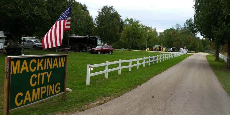Camper submitted image from Mackinaw City Campground