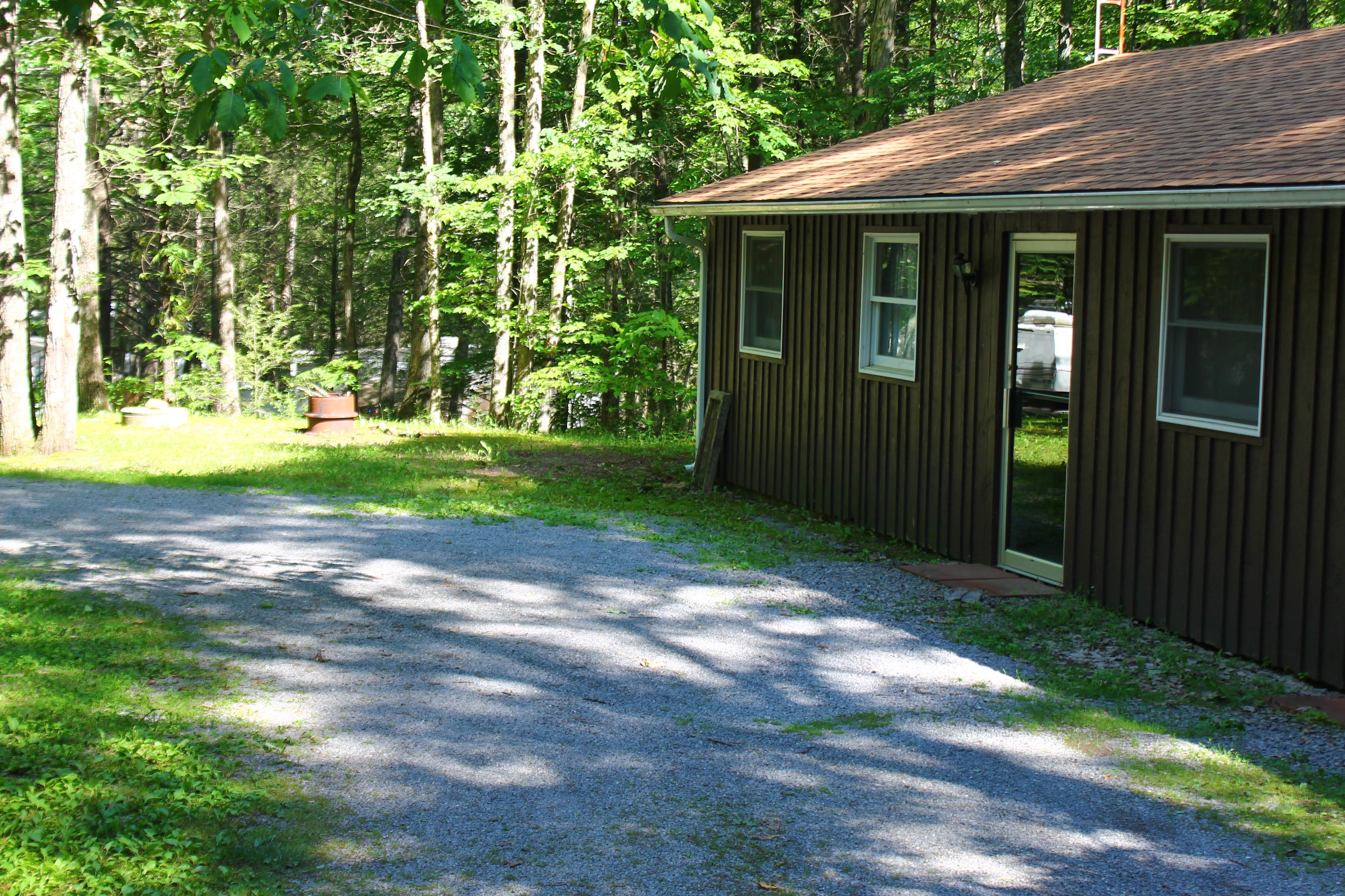 Julie Z.&#x27;s photo of a cabin at Gray Squirrel Campsites near New Columbia, PA