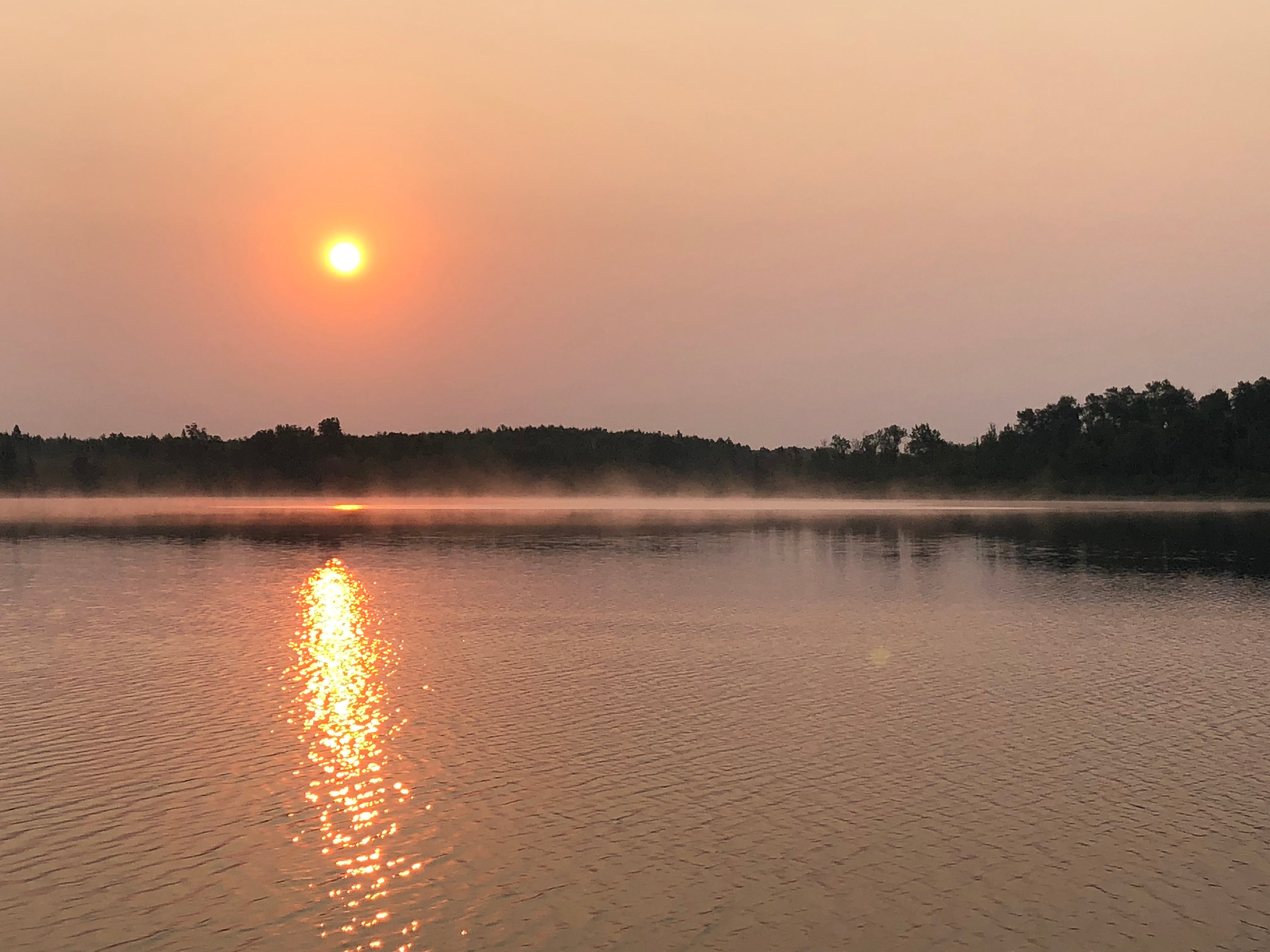 Twin Lake at sunrise.