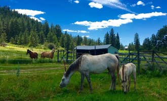 Camping near Spokane KOA Journey: 5 Authentic Barn Campsites , Marshall, Washington