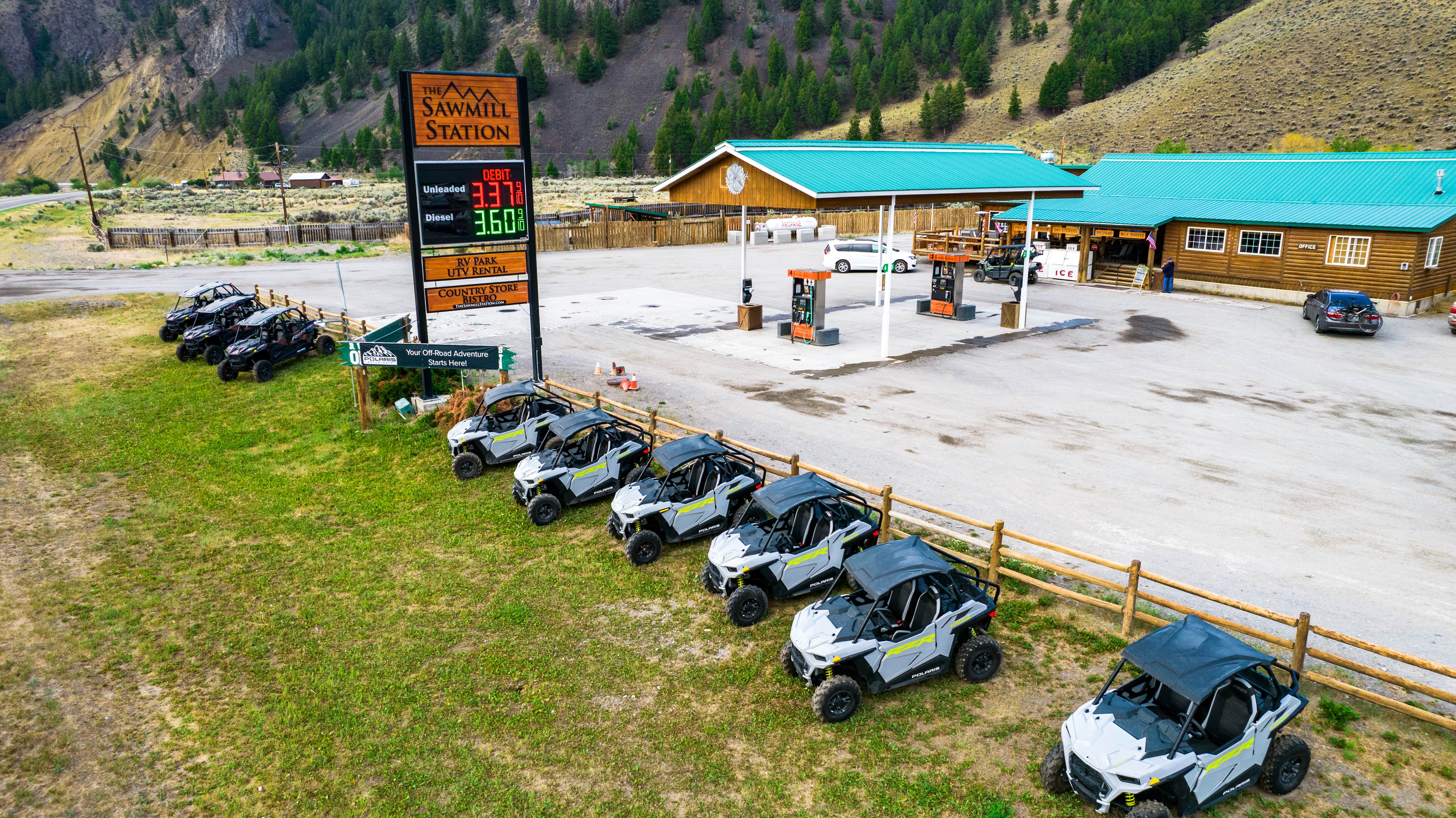 Camping near Big Bayhorse: The Sawmill Station, Clayton, Idaho