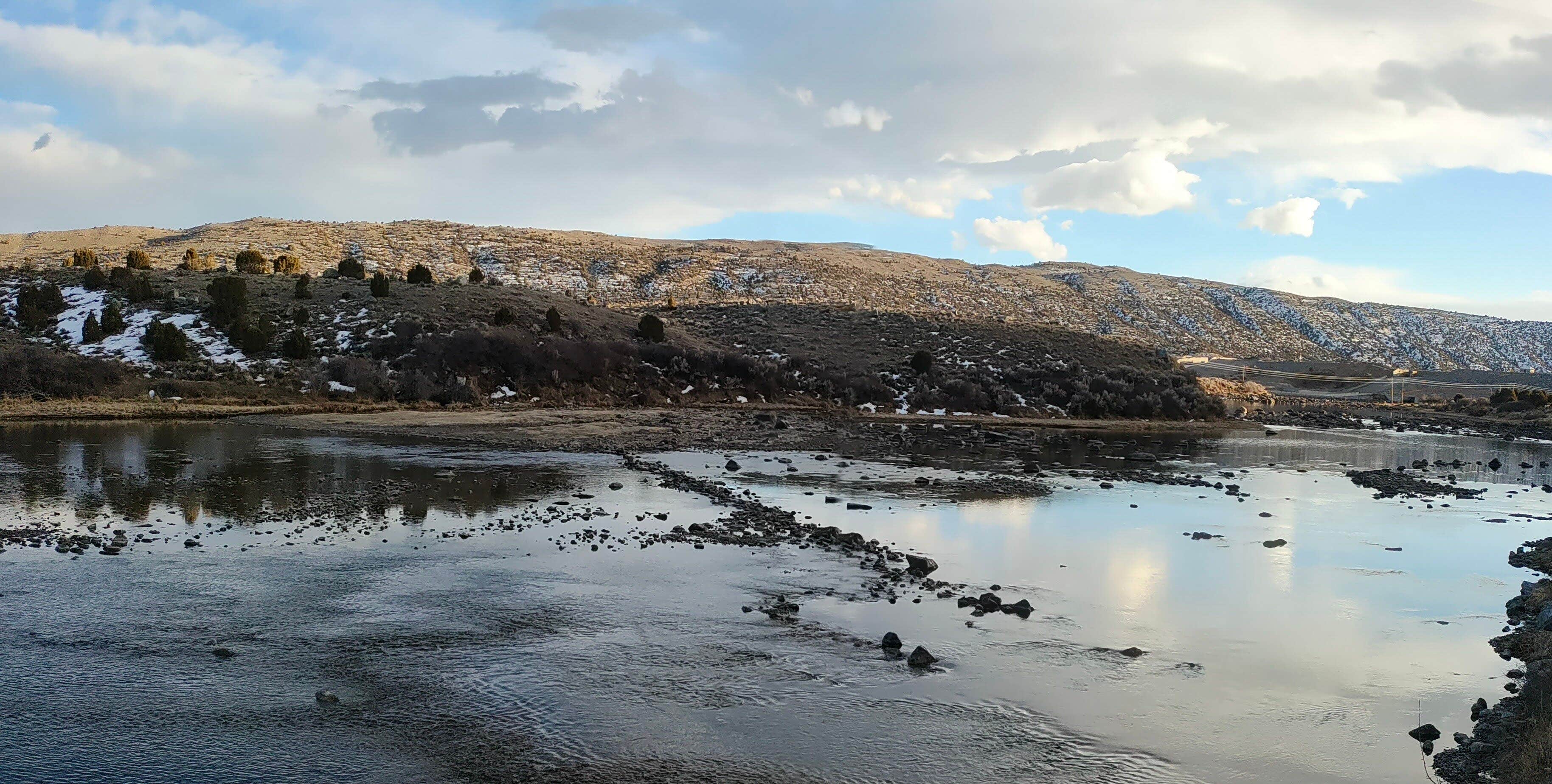Camper-submitted photo at Bull Lake near Riverton, WY