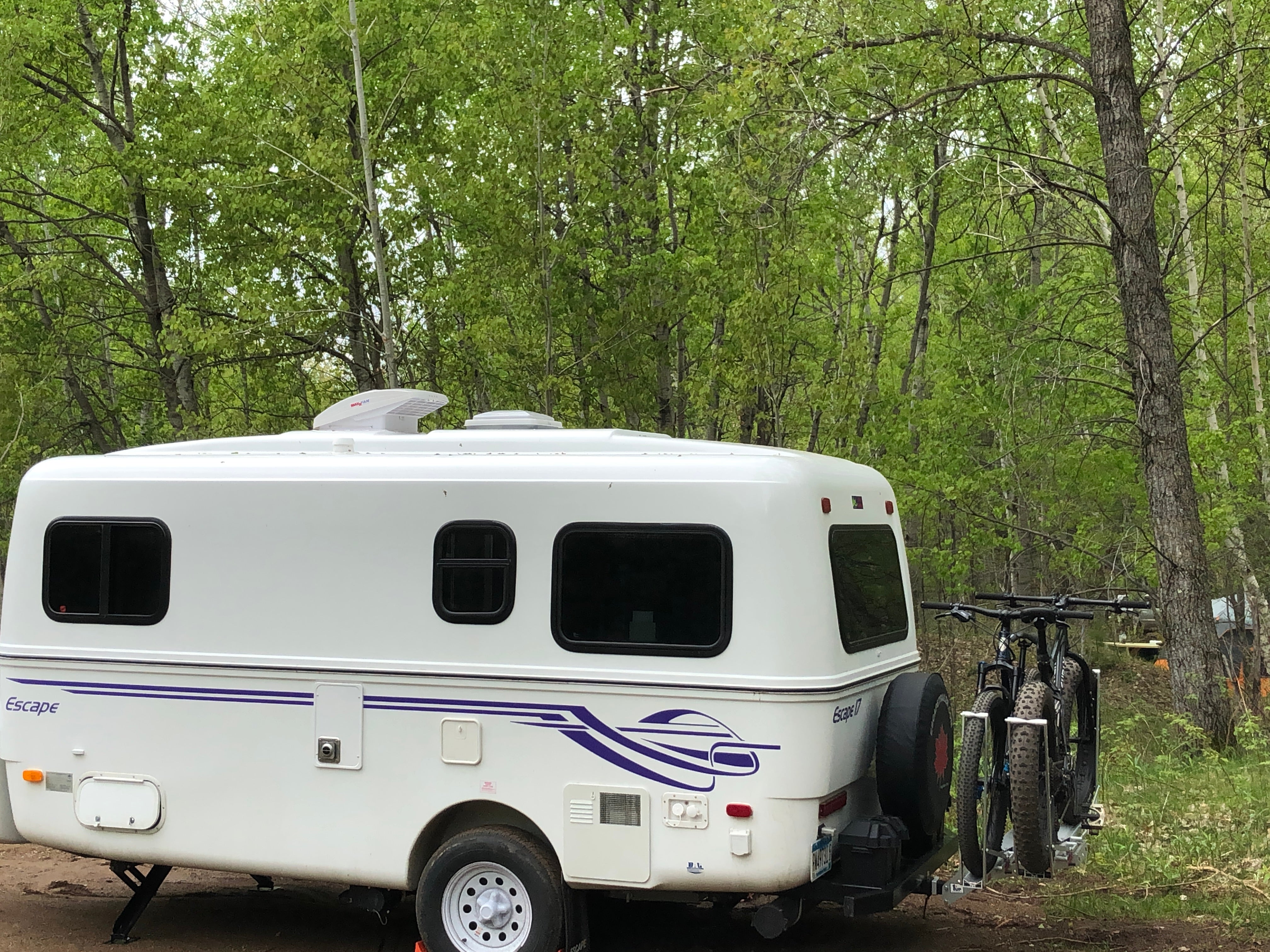 Great location, connected to Cuyuna mountain bike trail system.