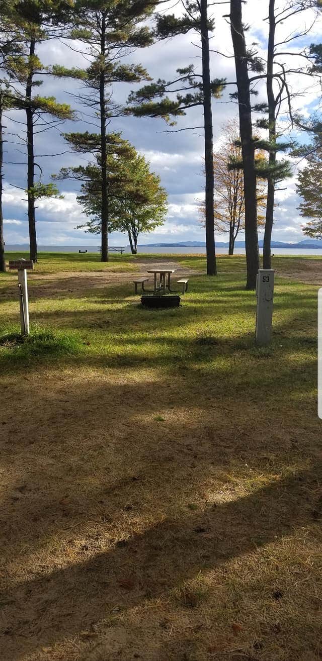 Camper-submitted photo at Cumberland Bay State Park Campground near Swanton, VT