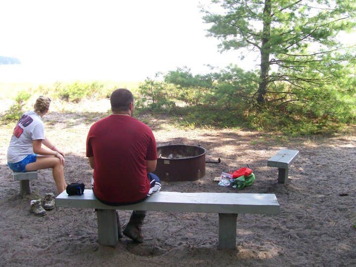 Rachel K.'s photo at Duck Lake Campsites on Grand Island near Munising, MI
