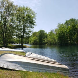 Boats to use on the pond/lake