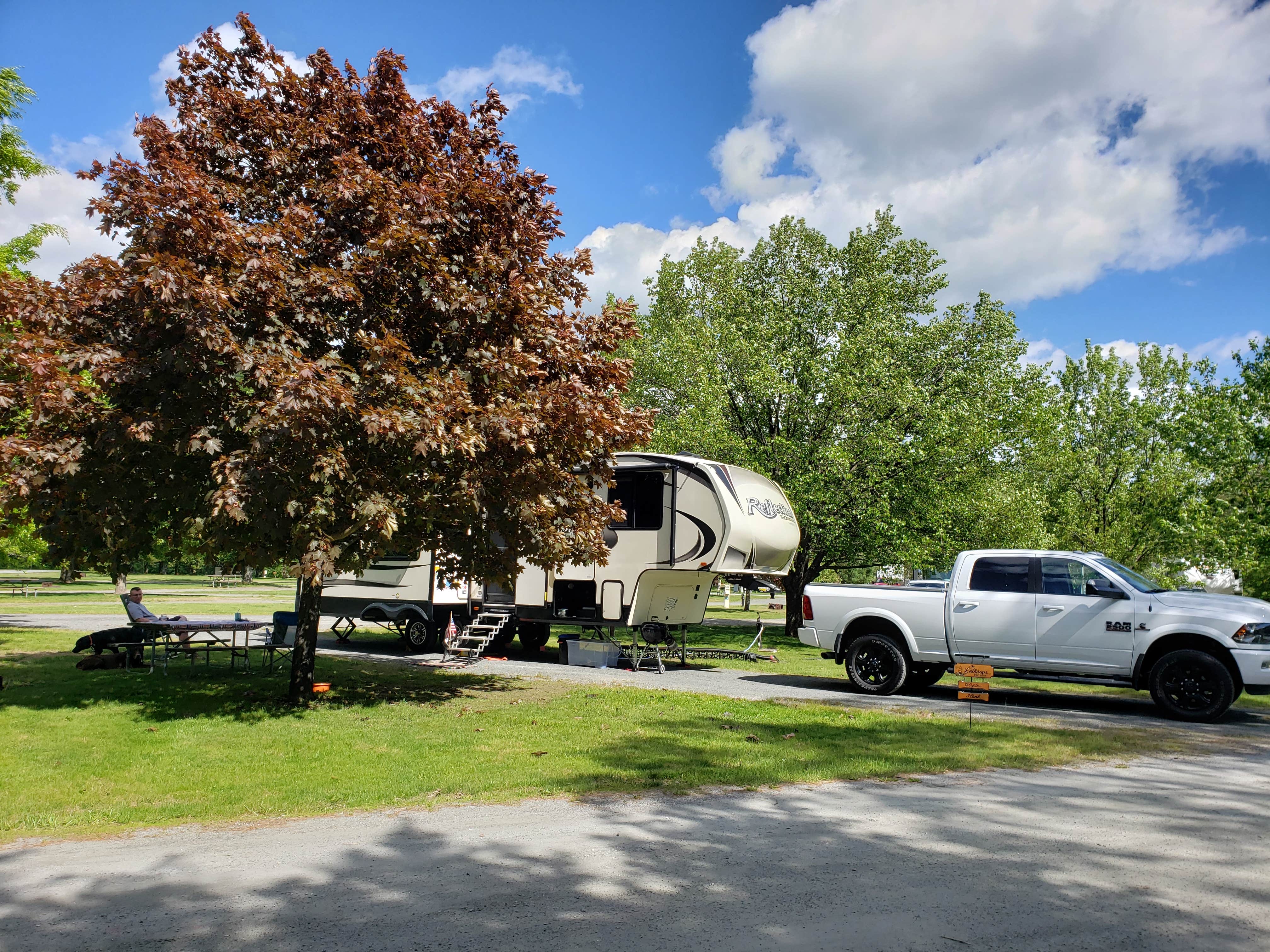 April L.'s photo of rv camping at Aces High RV Park near Thompson, CT