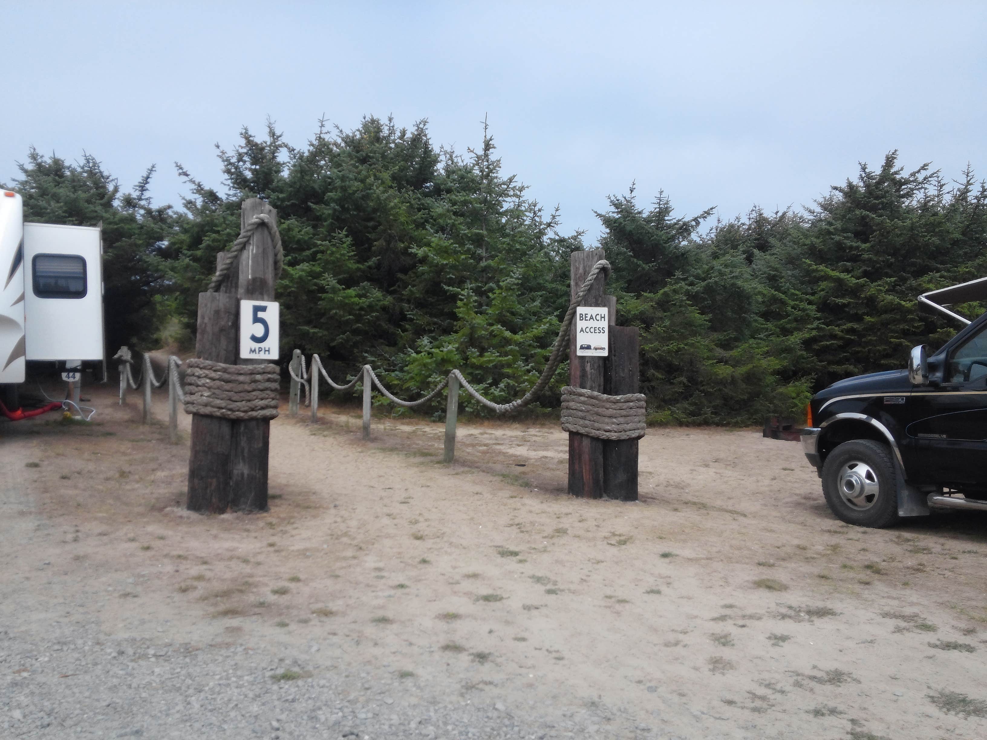 Camper-submitted photo at Oceanside Beachfront RV Resort - A Cruise Inn Park near Ophir, OR