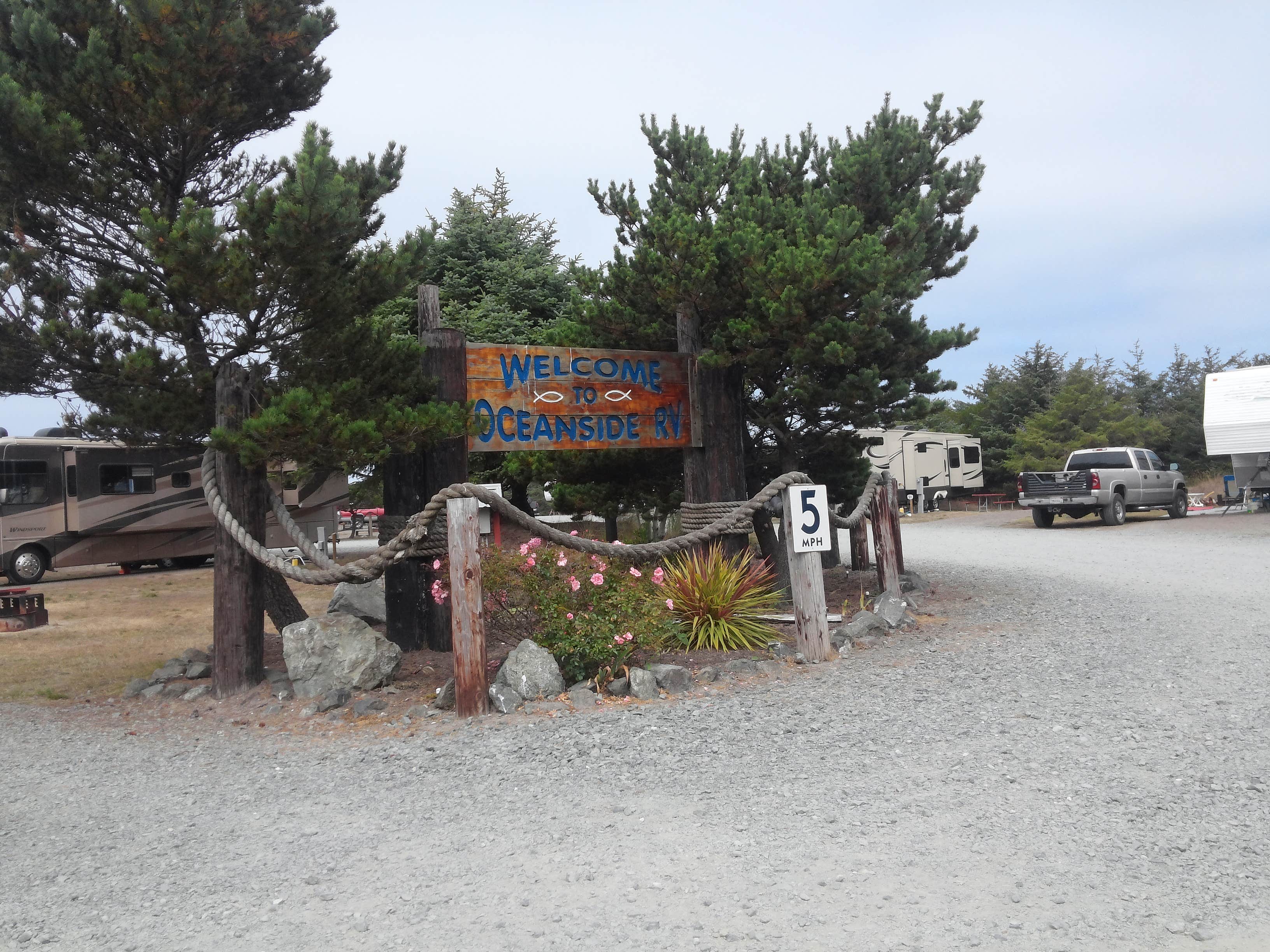 Camper-submitted photo at Oceanside Beachfront RV Resort - A Cruise Inn Park near Ophir, OR