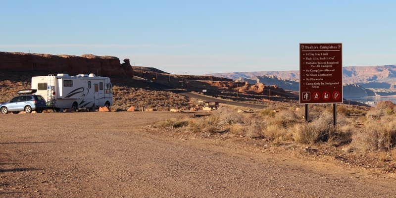 Camper submitted image from Beehives Campground — Glen Canyon National Recreation Area