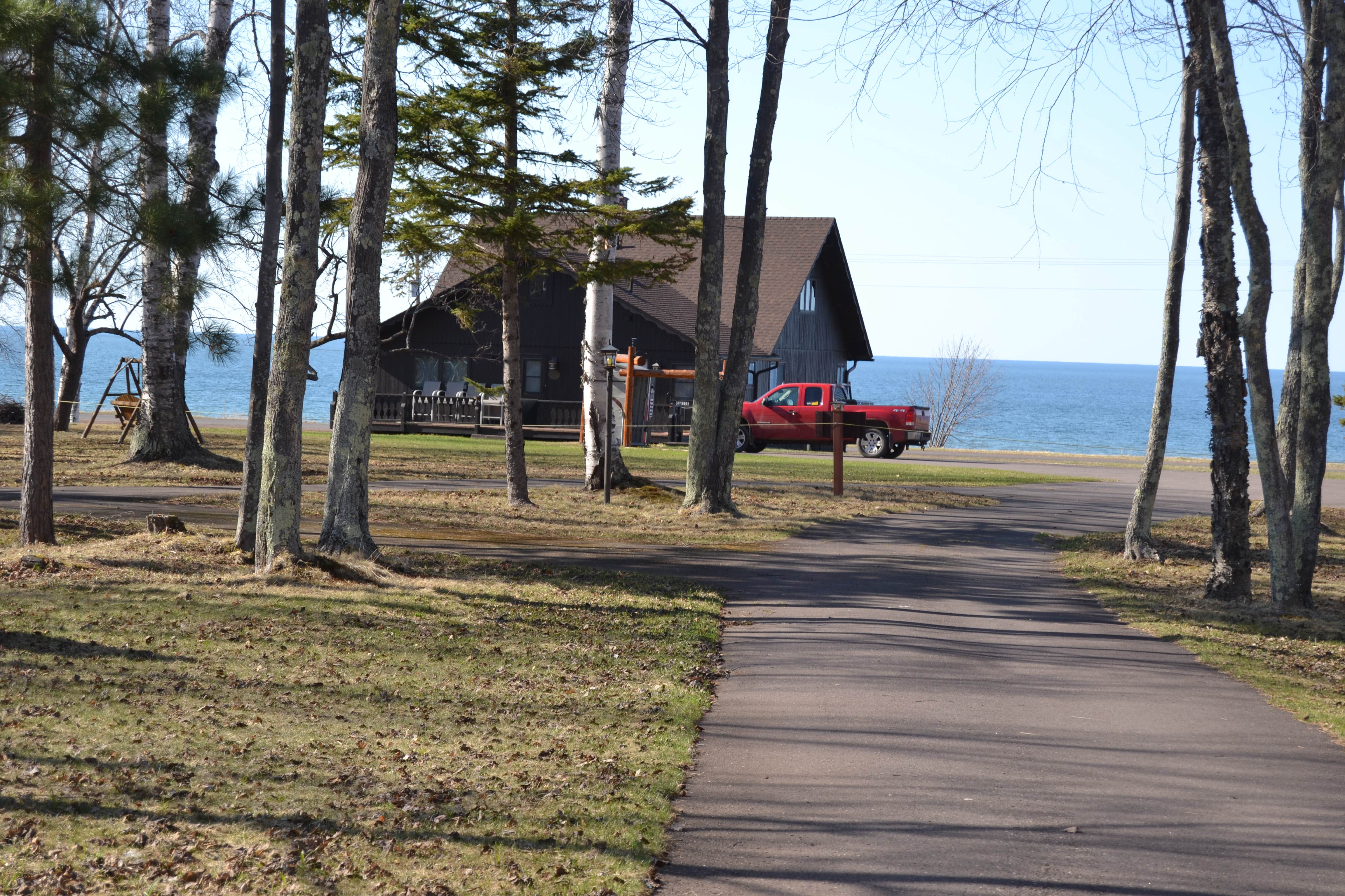 Sue A.'s photo of glamping accommodations at Union River Big Bear Campground near Toivola, MI