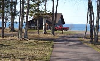 Sue A.'s photo of glamping accommodations at Union River Big Bear Campground near Hurley, WI