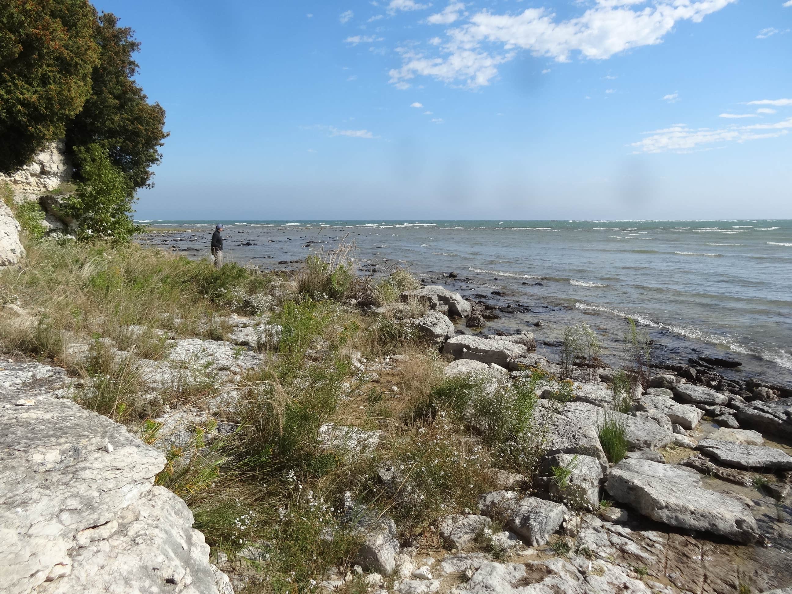 Camper-submitted photo at Rock Island State Park Campground near Ephraim, WI