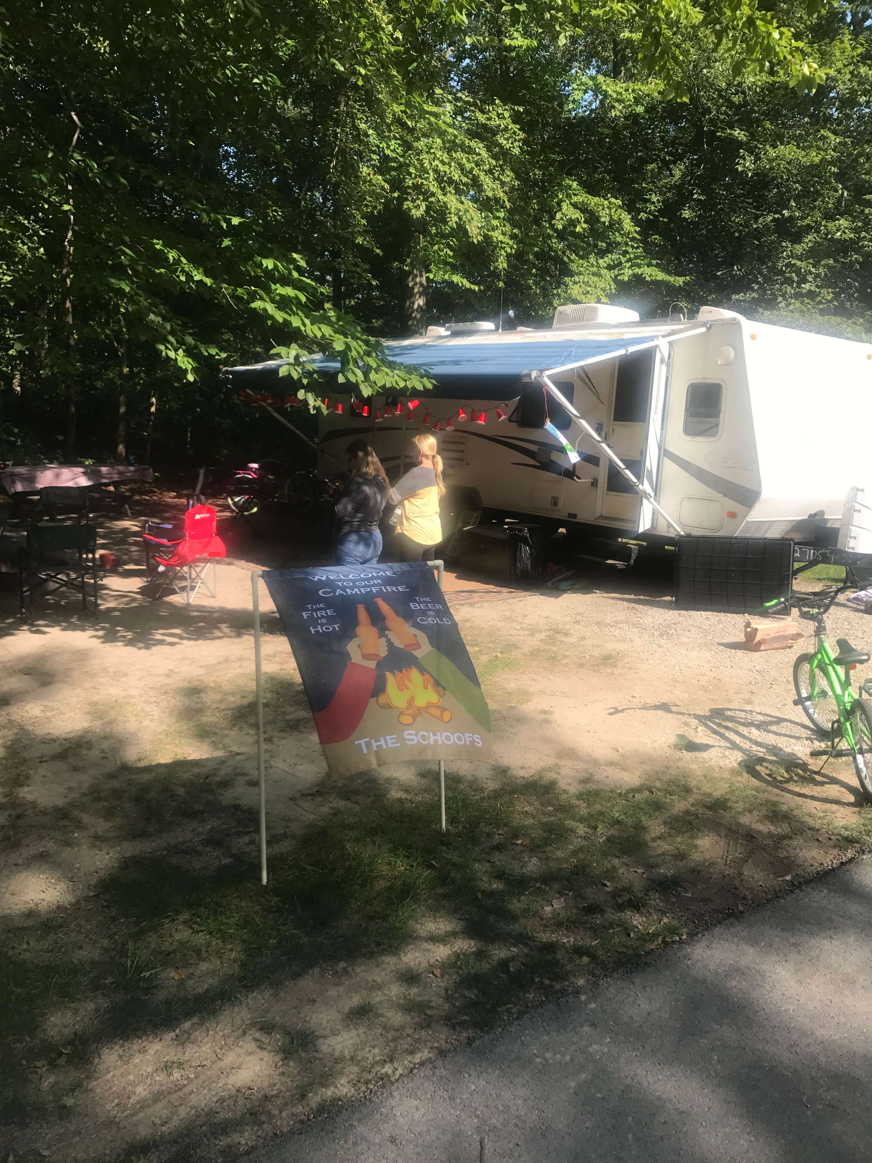 Jason S.'s photo of rv camping at Chain O' Lakes State Park Campground near Kendallville, IN