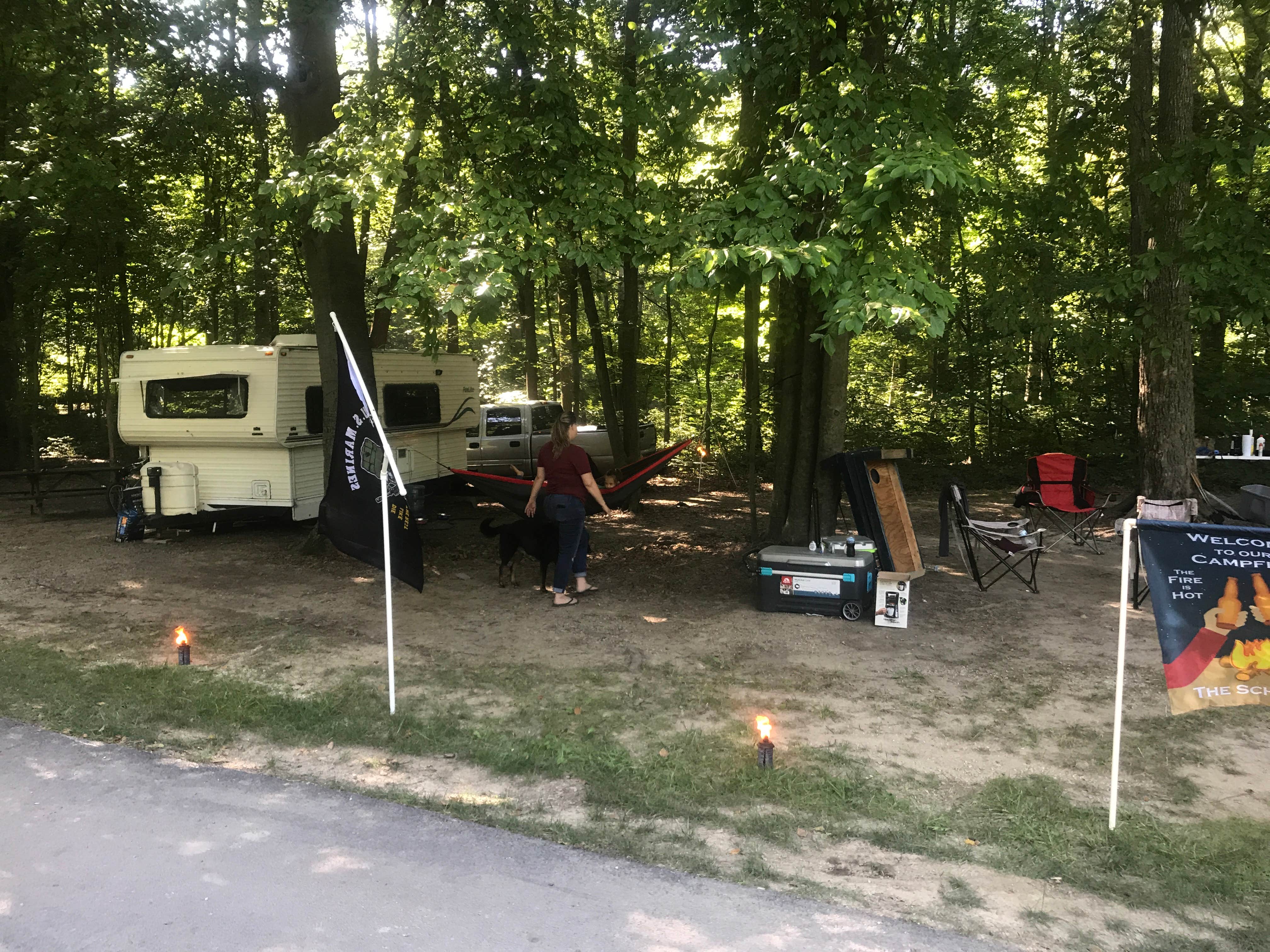 Jason S.'s photo of rv camping at Chain O' Lakes State Park Campground near Decatur, IN