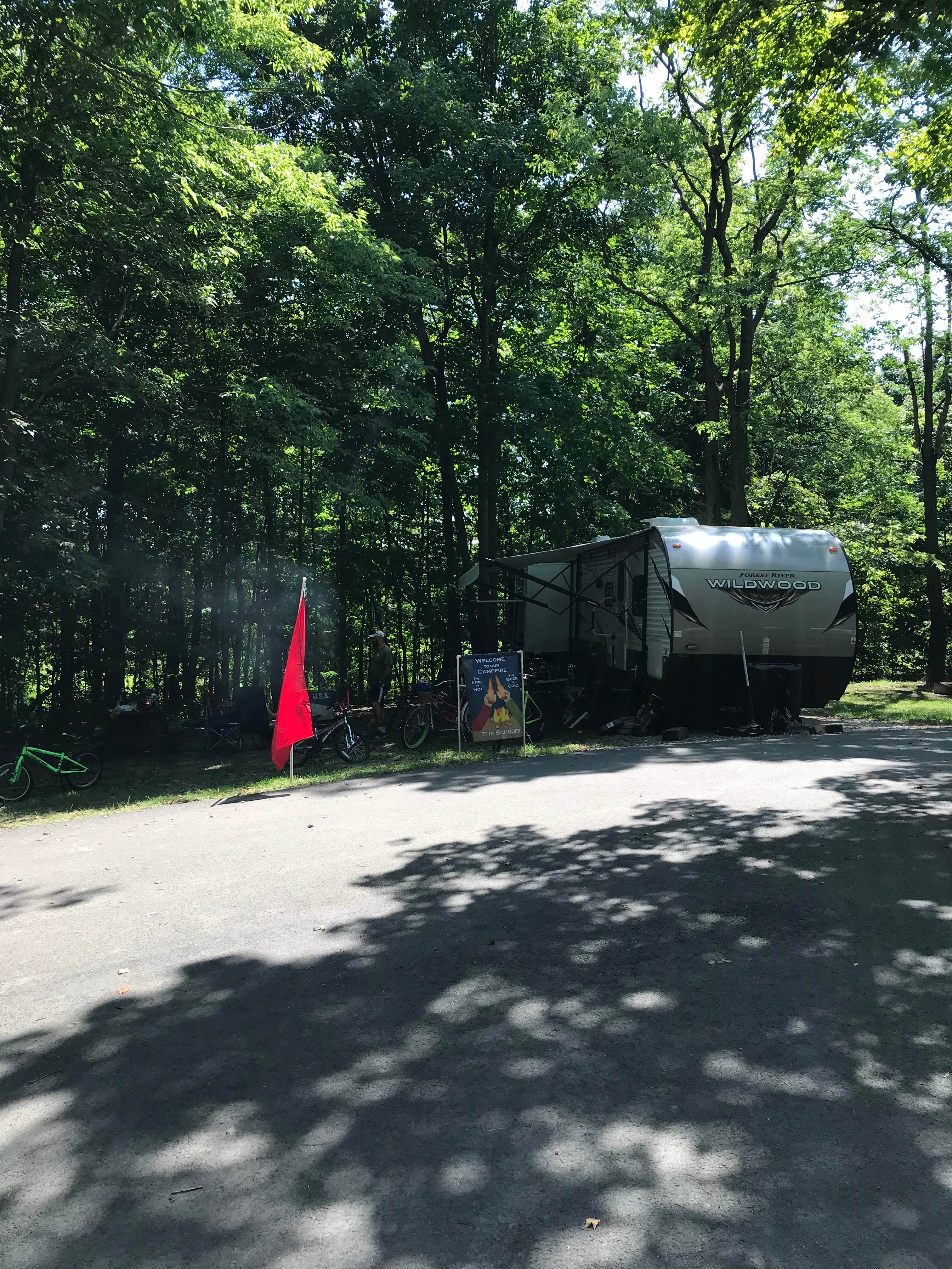 Jason S.'s photo of rv camping at Chain O' Lakes State Park Campground near Leesburg, IN