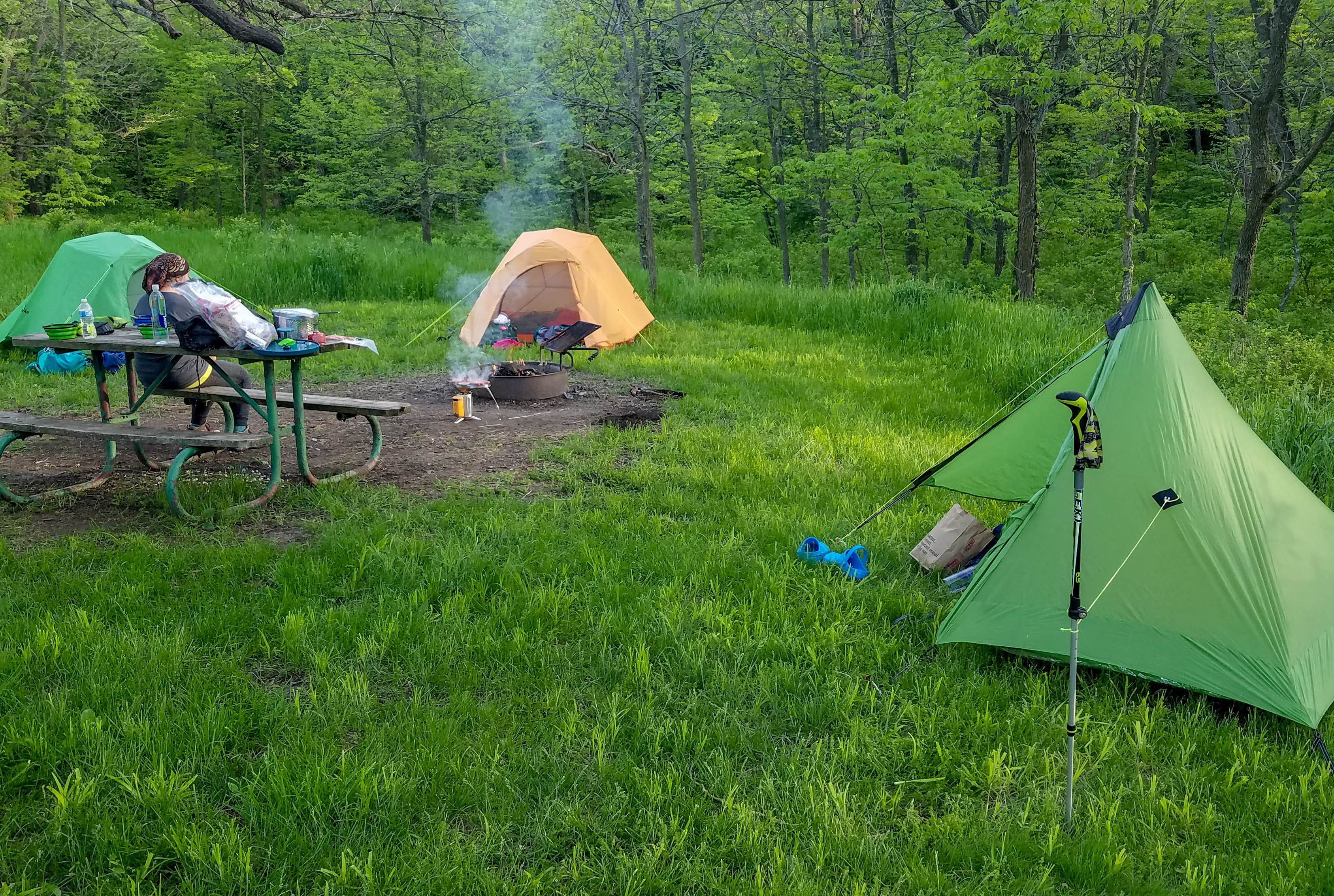 Tony M.'s photo of tent camping at Preparation Canyon State Park Campground near Pisgah, IA