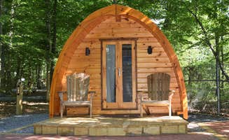 Evelyn T.'s photo of glamping accommodations at Cherry Hill Park near Benson, MD
