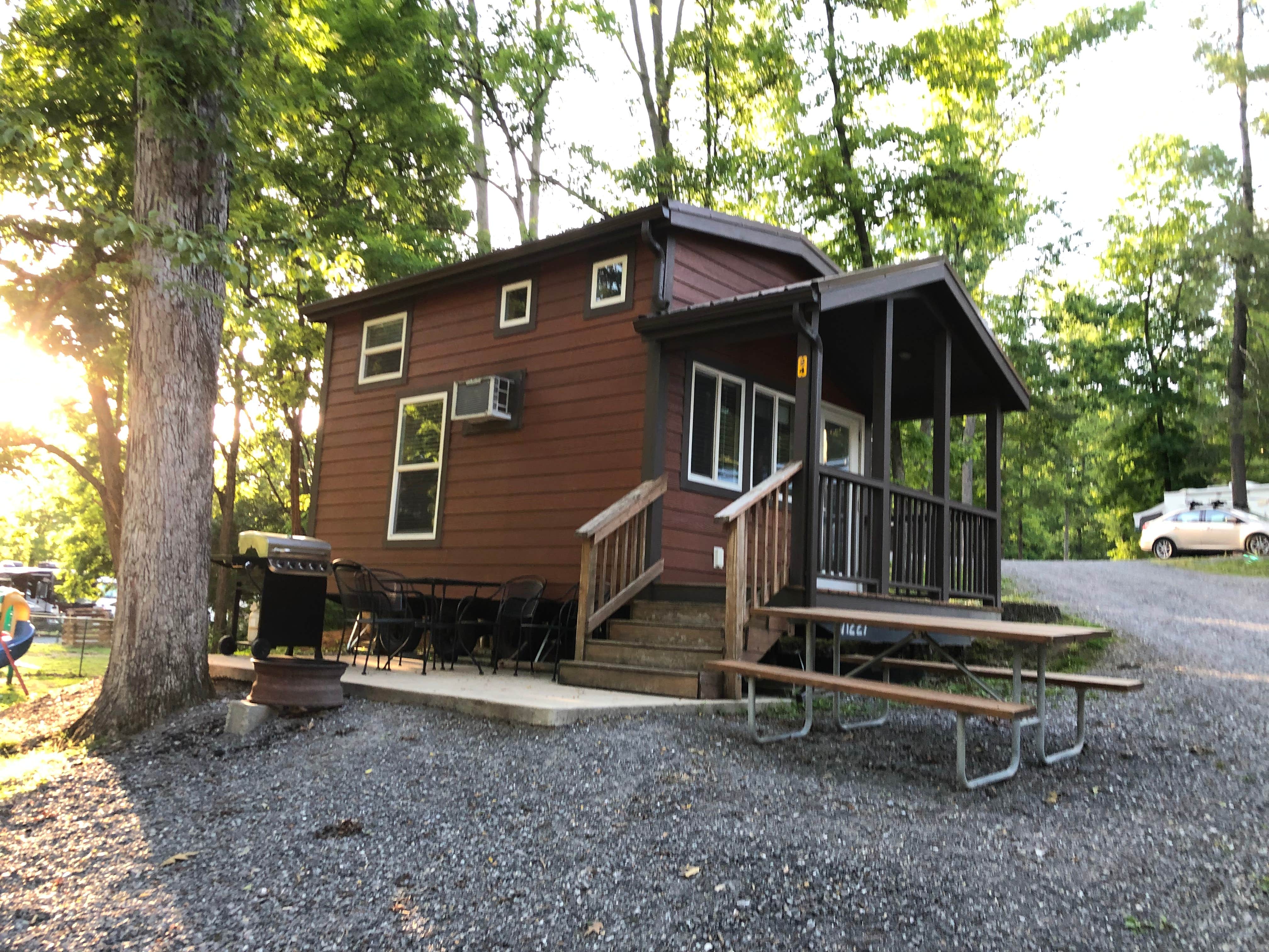 Sonyia W.'s photo of a cabin at Natural Bridge-Lexington KOA near Buchanan, VA