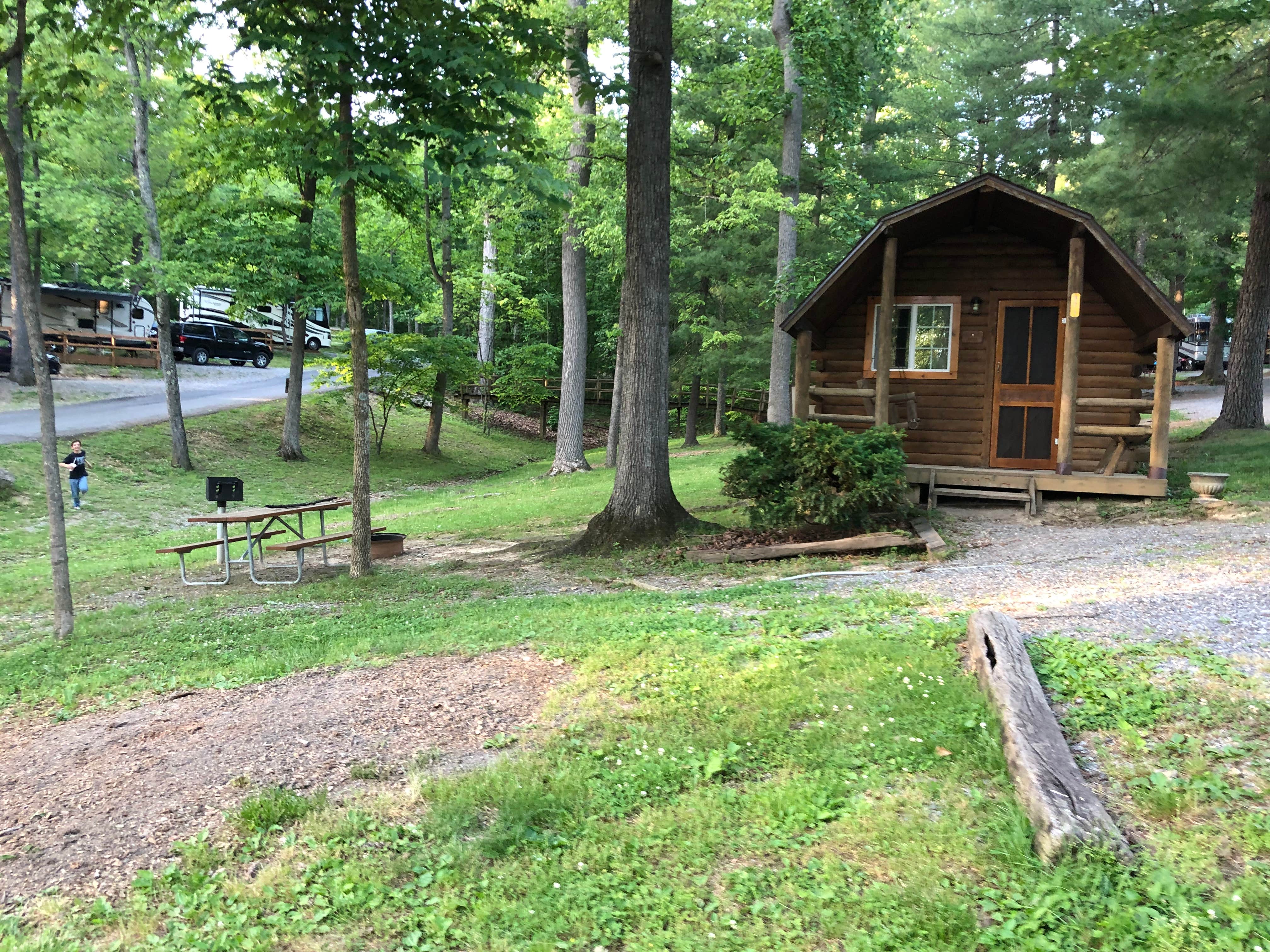 Sonyia W.'s photo of glamping accommodations at Natural Bridge-Lexington KOA near Cloverdale, VA