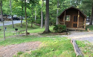 Sunny W.'s photo of glamping accommodations at Natural Bridge-Lexington KOA in Virginia