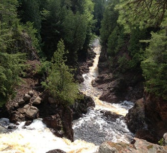 Camper-submitted photo from Copper Falls State Park
