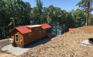 Erica's photo of a cabin at Mile Creek County Park near Travelers Rest, SC