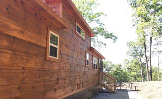 Erica's photo of a cabin at Mile Creek County Park near Greer, SC