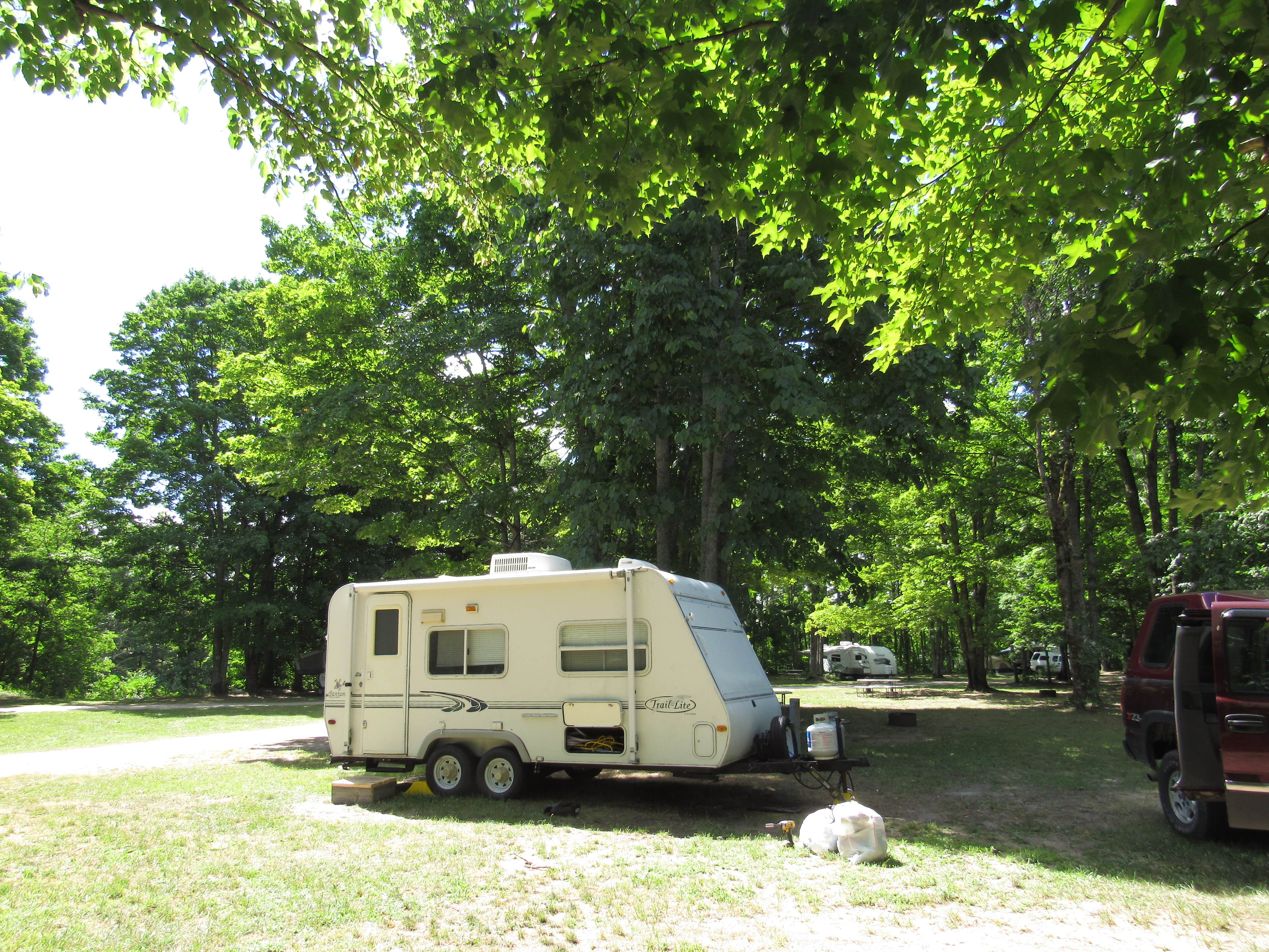 Camper-submitted photo at Rapid River Campground near South Boardman, MI