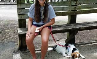 Natalie C.'s photo of camping with pets at Aunts Creek near Reeds Spring, MO